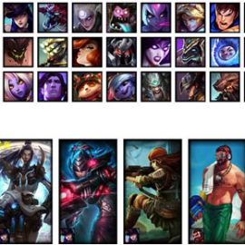 LoL Account NA S7 Unranked Champions 47 Skins 8 Rune Pages 2 Blue Essence 5955 RP 396