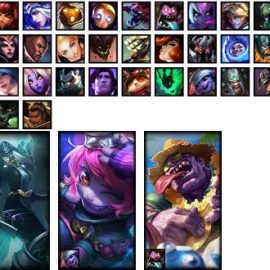 LoL Account NA S7 Unranked Champions 50 Skins 4 Rune Pages 3 Blue Essence 3259 RP 65